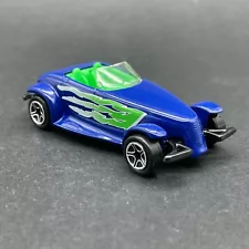 Matchbox Plymouth Prowler Concept Convertible Car Blue Diecast Model 1/56 Loose