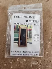 HO Scale Modeltechstudios Telephone Booths Kit# D0258