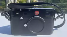 Leica M240 - M 240 - M Type 240 Black Paint Camera Body + Accessories Only