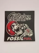 Gateway Classic Cars FOSSIL FUEL 3½"x3½" Sticker Decal Classic Car Showroom