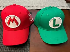 Super Mario Hats - Official From The Movie - Mario & Luigi Snapbacks.