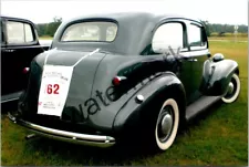 Original Photo 1939 Chevrolet Master Deluxe Coupe Rear View Classic Car 4x6