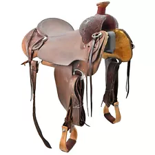 Used 16" Cactus Saddlery Ranch Saddle Code: U16SCARAN2110