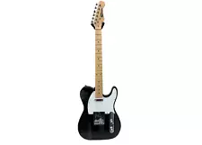 SALE -Effin Guitars Smelly/BK-M T-Style Black Maple Board Deluxe Electric Guitar