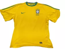 Nike Brazil CBF National Soccer Team Jersey #9 M. Mitchell Dri Fit Men XL Yellow