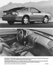 1990 Dodge Daytona Shelby Press Photo 0158