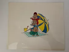 Alvin & The Chipmunks Animation Model Cel Ruby Spears 1983 Vintage RARE 10 x 12”