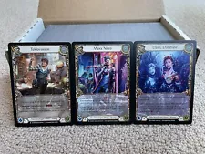 BRIGHT LIGHTS NM Playset 3x Common/Rare, 1x Token/Equipment - Flesh and Blood