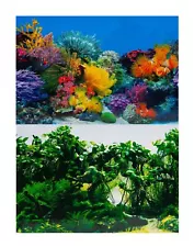 Aquarium Fish Tank Background Backdrop Poster - 2 to 10 FT Length 60cm High