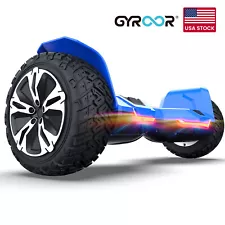 GYROOR Warrior Off Road Hoverboard Self Balancing Scooter w/ Bluetooth Speakers