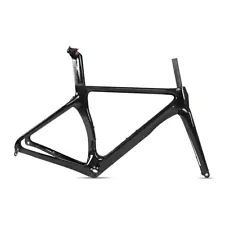 Carbon Fiber Road Bike Frameset V Brake 700C BB86*46mm City Racing Bike Frame