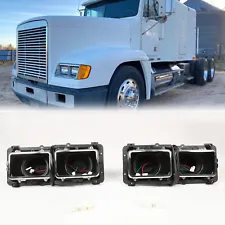 2PCS Headlight Housing Base for 1989-03 Freightliner FLD 112 120 Truck US Stock (For: 1996 Freightliner FLD120)