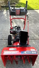 Snow Blower Two Stage 24 in. Gas Powered Storm Series 195 cc by Troy-Bilt