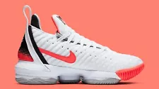 Nike LeBron 16 White Hot Lava Tech Challenge Size 13. CI1521-100