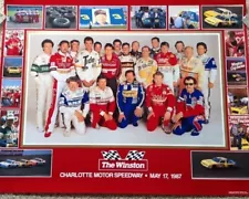 THE WINSTON Charlotte Motor Speedway May 17, 1987 24"x30" Tim Richmond. New!