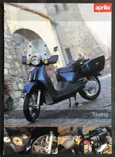 APRILIA SCARABEO 125/150 TOURING Motorcycle Sales Spec Leaflet For 2000 3A/2000