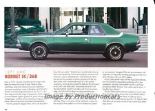 1971 AMC American Motors Hornet SC/360 SC360 - Original Car Print Article J264