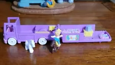 Polly Pocket Bluebird Stable On The Go Horse Trailer COMPLETE 1994 Vintage