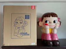 Not for sale: Fujiya Ceramic Jumbo Peko-chan Doll