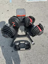 Bowflex SelectTech 552 Adjustable Dumbbells With Stand&base