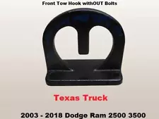 52020587AB 2003 to 2018 Dodge Ram 2500 3500 Front Bumper Tow Hook OEM