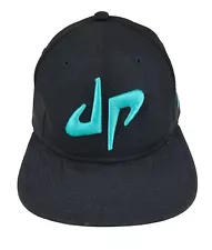 DUDE PERFECT New Era 9FIFTY Hat Cap Black/Teal Adjustable Snapback