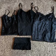 Vintage Victoria’s Secret Vanity Fair Lingerie Gothic Black Gown Lot Wholesale