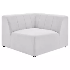 Modway Furniture Bartlett Fabric Corner Chair, Ivory - EEI-4402-IVO