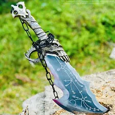 God Of War Kratos's Blades Of Chaos Life Size All-metal Weapon Model Cosplay Dad