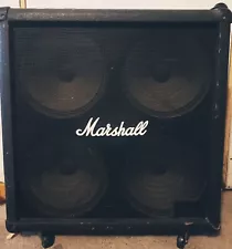 Marshall Logo Crate 4x12 Guitar Amplifier Loud Speaker Cabinet