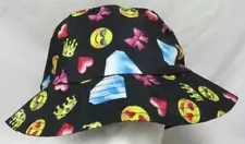 Women's One Size Fits Most Emoji Bucket Hat Cap E1 1265