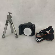 Sony A-100 DSLR Digital Camera Includes tripod strap and lens cap Gently used