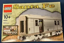 LEGO Trains: Santa Fe Cars - Set I-10025 - NIB - New In Sealed Box Premiere Box