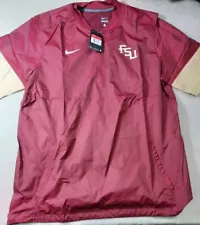 Florida State University Nike Shortsleeve Windbreaker Team Jacket FSU Large