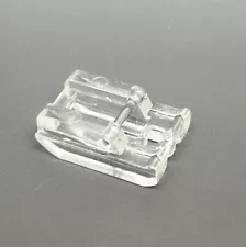 Clear Plastic Snap on Invisible Concealed Zipper Foot for Most Sewing Machines