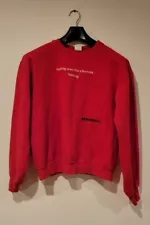 Gamewarmer Sweats Bernina Sewing Machine Sweatshirt L Vintage Red USA