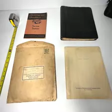 40's MobilGas Gas Station Log Books General Petroleum Corp Vintage Antique Mobil