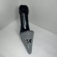 Dallas Cowboys High Heel Wine Bottle Holder EUC