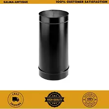 DuraBlack 24-Gauge 6 in. x 48 in. Single-Wall Chimney Stove Pipe Chimney Pipe