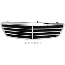 Radiator Grille Chrome Black For 2001-07 Mercedes-Benz W203 C230 C240 C280 C320