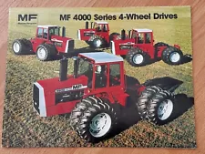 Vintage Massey Ferguson 4000 Series 4 Wheel Tractors 4800-4900 - 16 pgs Nice