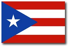 PUERTO RICO FLAG BANDERA DECAL STICKER MADE USA CAR TRUCK WINDOW 3M VINYL LAPTOP