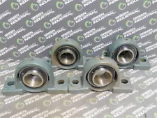 USED Lot of 4 NTN Pillow Block Bearing Units 2" Bore 8.1250" Base Width Rusty