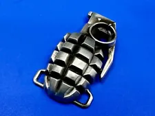 Hand Grenade with pull ring Novelty Military Guns Ammo Figural Belt Buckle