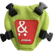 Phil&teds Jogging stroller lime green chest seat belt 4 point connector