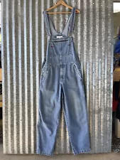 Vintage Work Country Dungarees FG Men’s Stonewashed Bib Overalls Medium 34-36