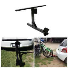 For 2'' Receiver Durable Motorcycle Trailer Carrier Tow Dolly Hauler Hitch Rack