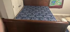 queen size bed with sleigh bed frame full