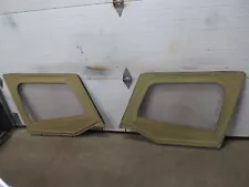 Pair of Jeep Soft Doors With Zipper Windows Possibly 80-95 Jeep Wrangler YJ CJ7