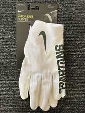 Nike NCAA Michigan State Football Gloves DX5216 Size 4XL